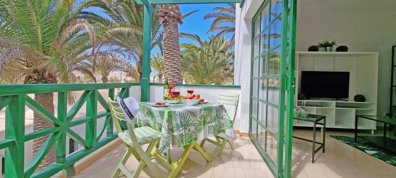 Ferienwohnung Palm Garden - Costa Calma - Pool - Glasfaserinternet Buitenkant foto
